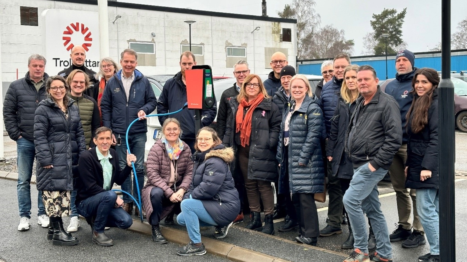 Engagerade företag i Living Lab Trollhättan. Foto: Sofi Kristiansson, Trollhättan Energi.